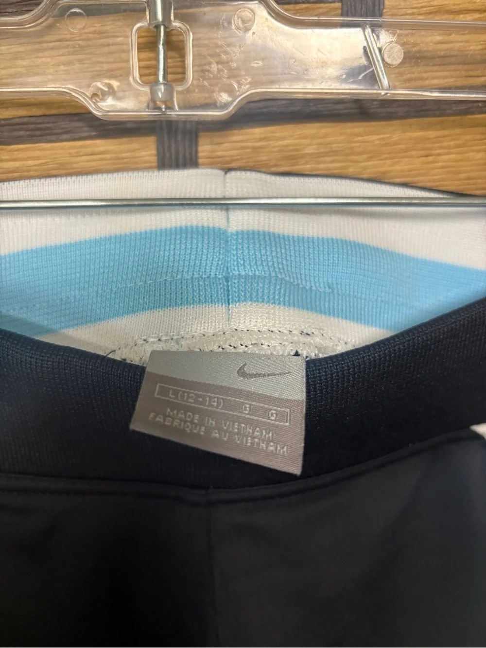 Nike black active pants size large